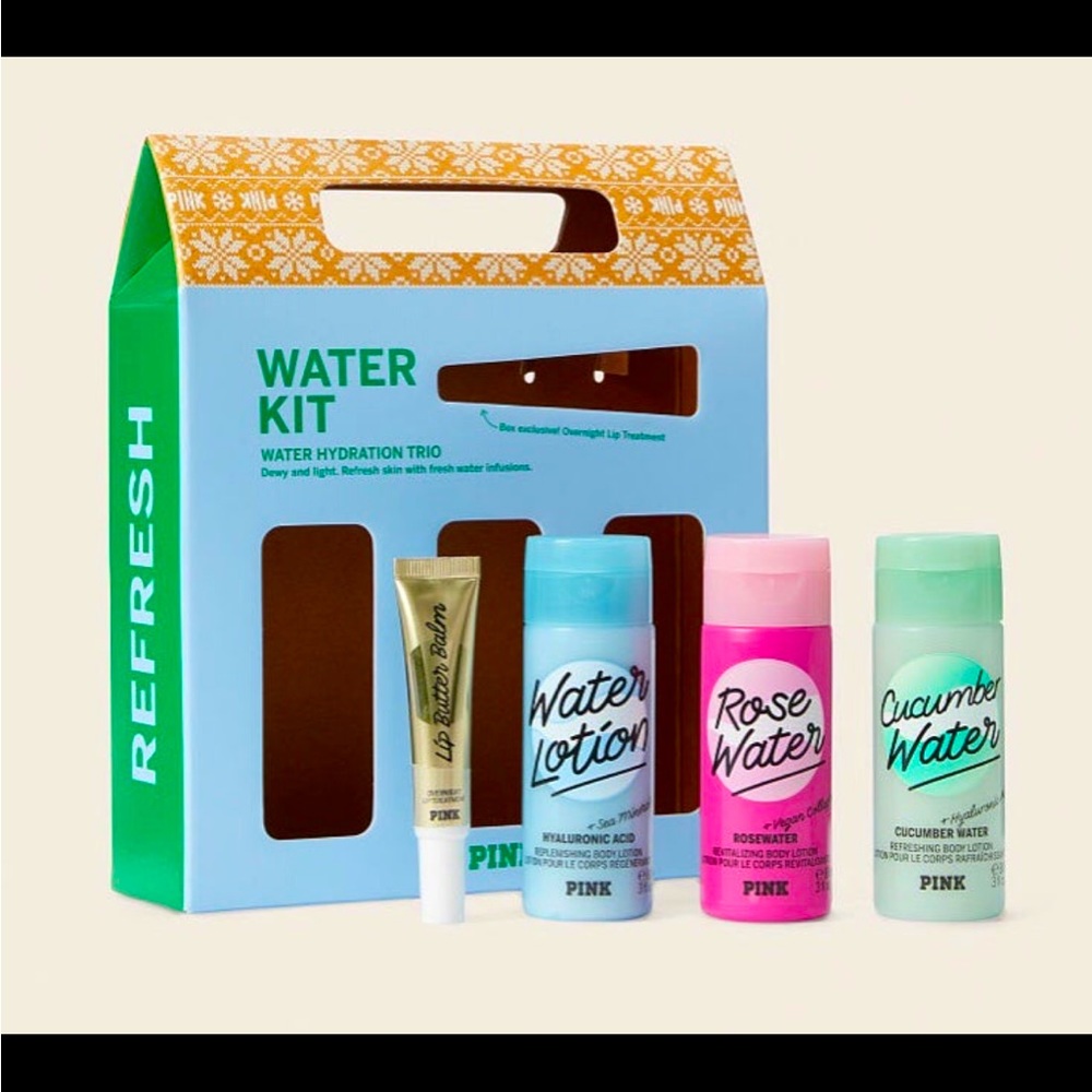 Victoria’s Secret PINK Water Kit 4 piece set